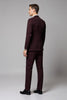 Load image into Gallery viewer, Burgundy Notched Lapel 2 Piece Men&#39;s Suits