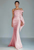 Load image into Gallery viewer, White Strapless Mermaid Ruffled Formal Dress