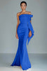 Load image into Gallery viewer, White Strapless Mermaid Ruffled Formal Dress