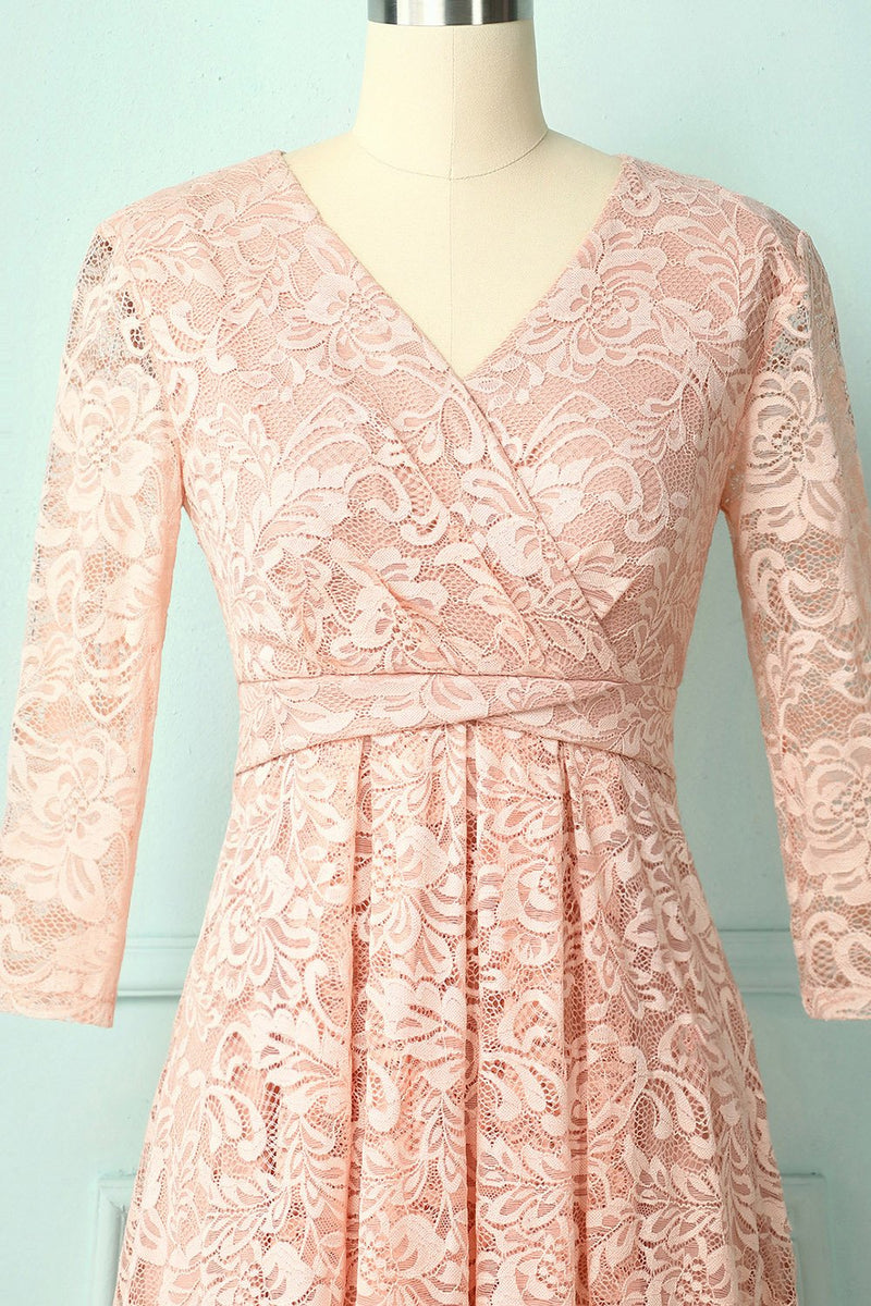 Load image into Gallery viewer, Blush High Low Lace