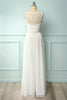 Load image into Gallery viewer, Burgundy Long Bridesmaid Dress