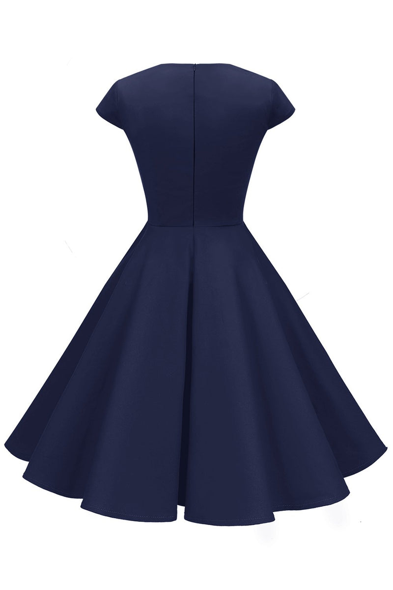 Load image into Gallery viewer, Red Polka Dots 1950s Dress
