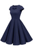 Load image into Gallery viewer, Red Polka Dots 1950s Dress