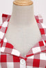 Load image into Gallery viewer, Red Plaid Halter 1950s Swing Dress