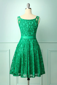 Green Lace Bridesmaid